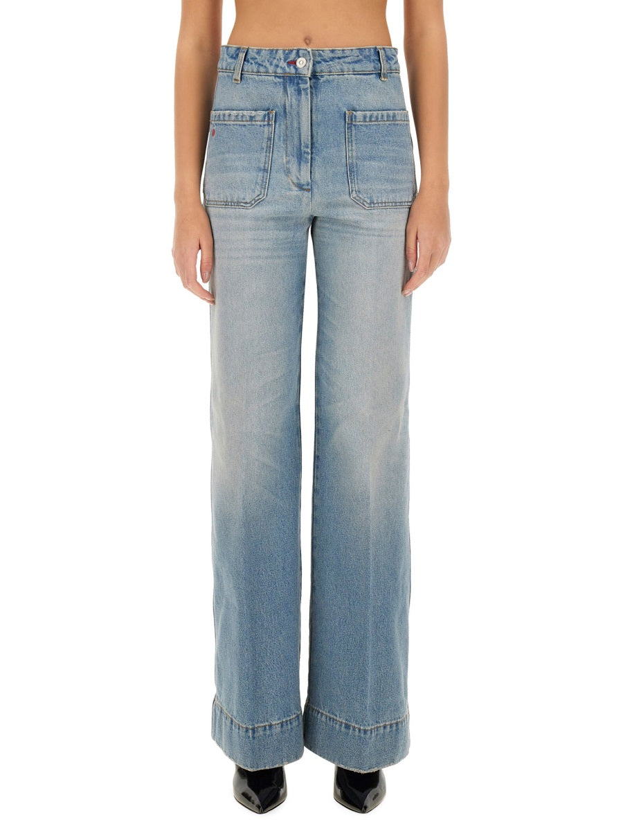 Victoria Beckham Jeans - Blu | Wanan Luxury