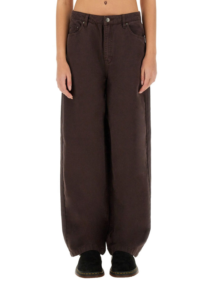 Rotate Birger Christensen Pantaloni - Marrone | Wanan Luxury