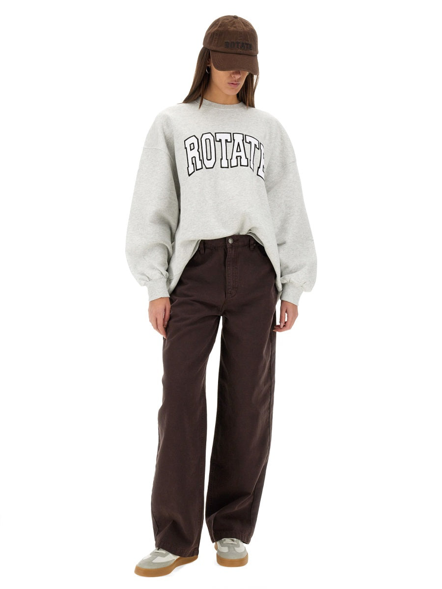 Rotate Birger Christensen Felpe - Grigio | Wanan Luxury