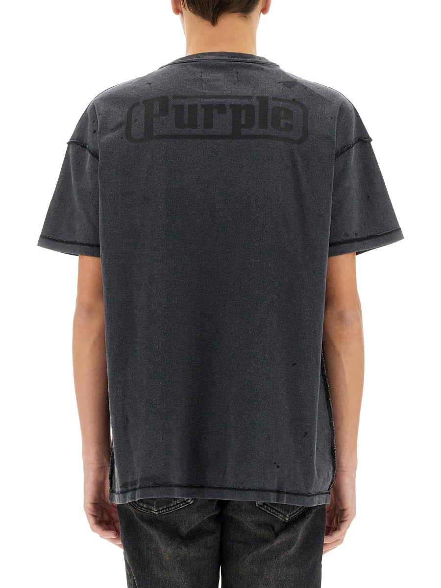 Purple Brand T shirt - Nero | Wanan Luxury