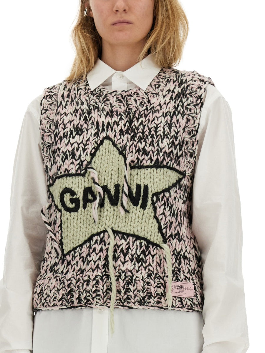 Ganni Gilet - Multcolor | Wanan Luxury