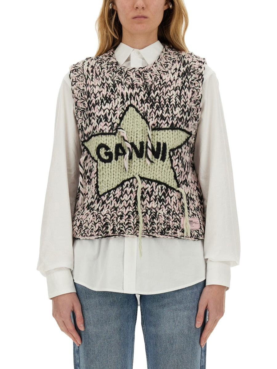 Ganni Gilet - Multcolor | Wanan Luxury