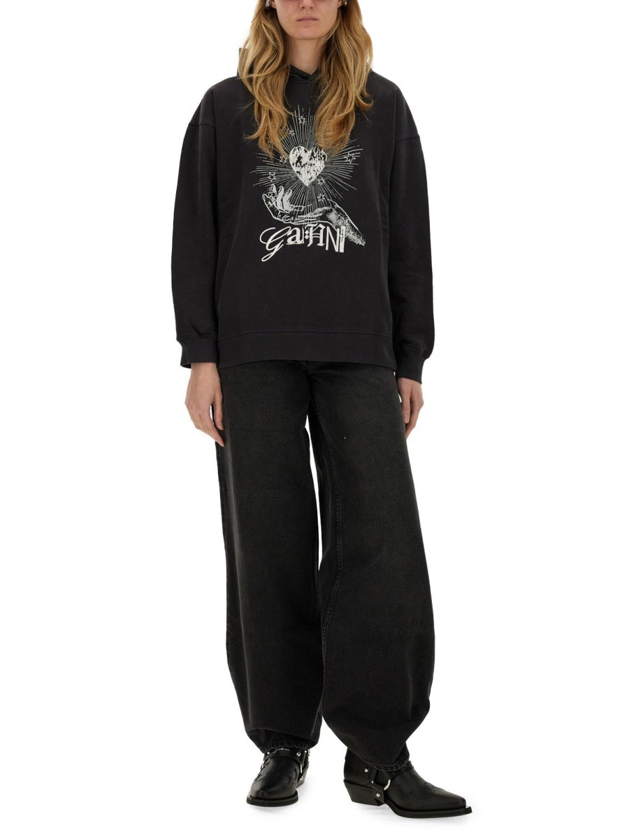 Ganni Felpe - Grigio | Wanan Luxury