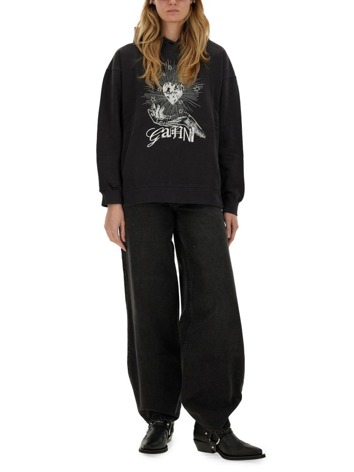 Ganni Felpe - Grigio | Wanan Luxury