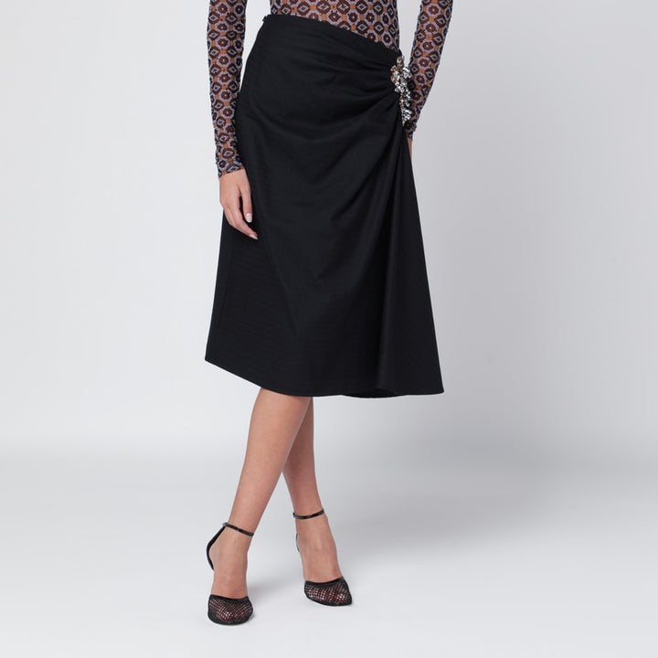 Dries Van Noten Gonne - Blu | b9c6c5d70f49386108fe0810b68fa361b010db2d