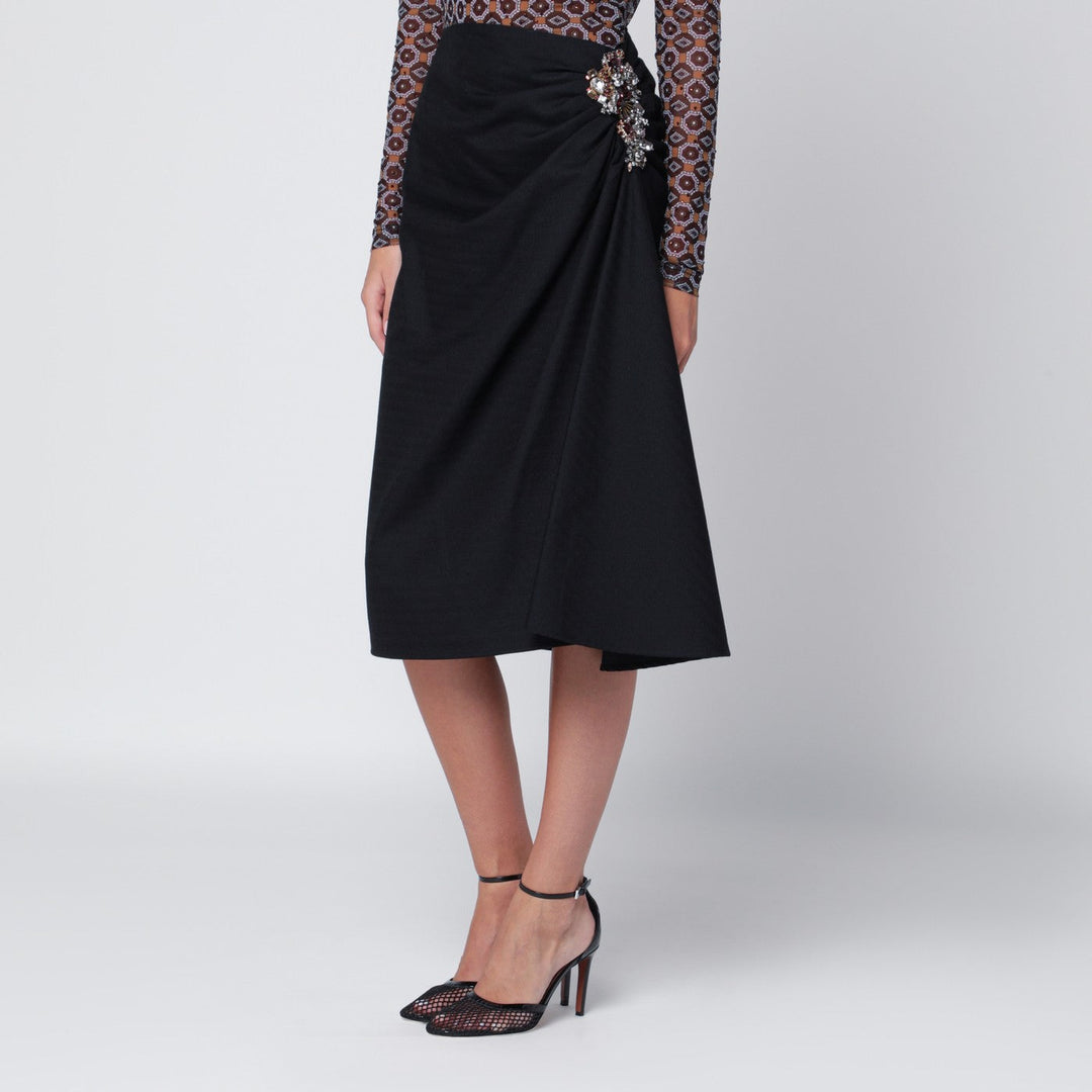 Dries Van Noten Gonne - Blu | 07454e72fd912fd91369391c2647a2774b1388ad