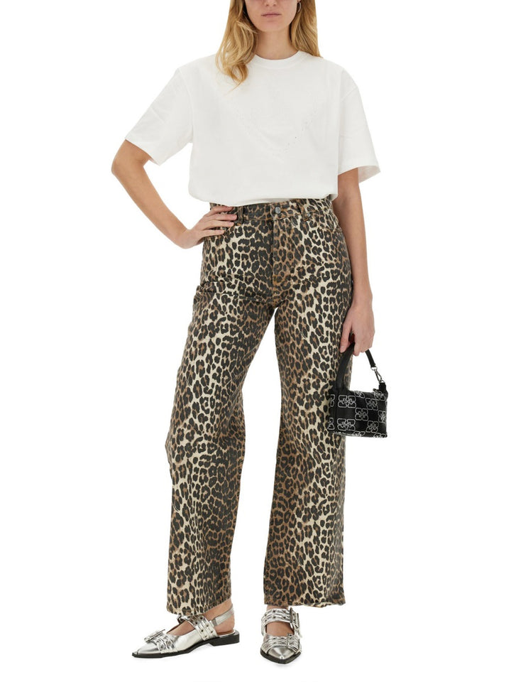 Ganni T shirt - Bianco | Wanan Luxury