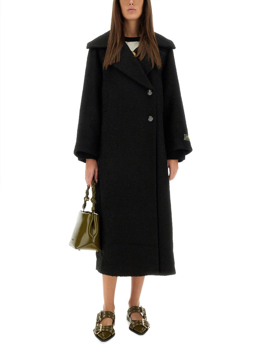 Ganni Trench e Impermeabili - Nero | Wanan Luxury