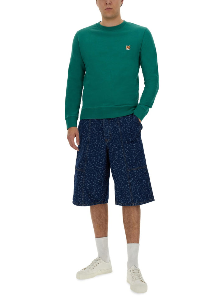 Maison Kitsuné Felpe - Verde | Wanan Luxury