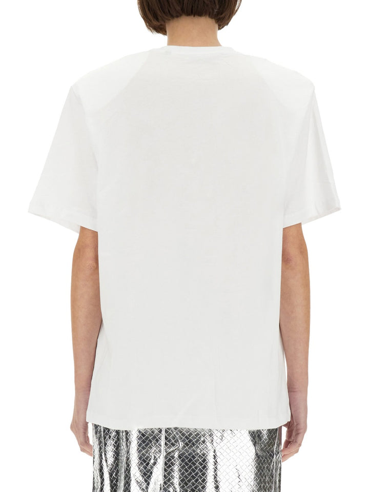 Rotate Birger Christensen T shirt - Bianco | Wanan Luxury