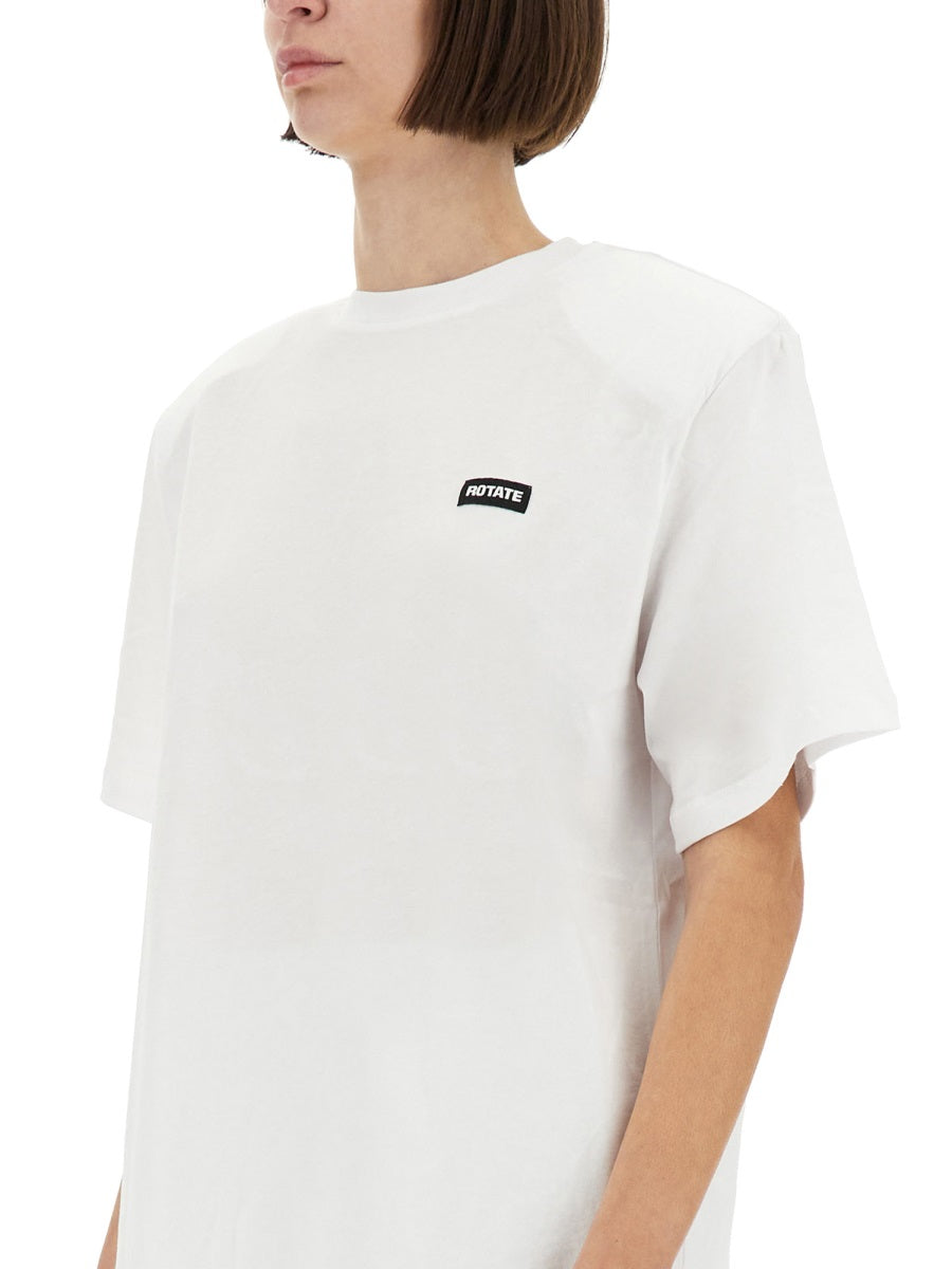 Rotate Birger Christensen T shirt - Bianco | Wanan Luxury