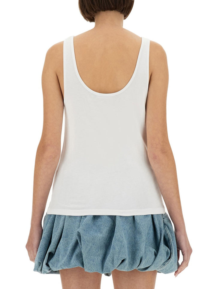 Rotate Birger Christensen Top - Bianco | Wanan Luxury