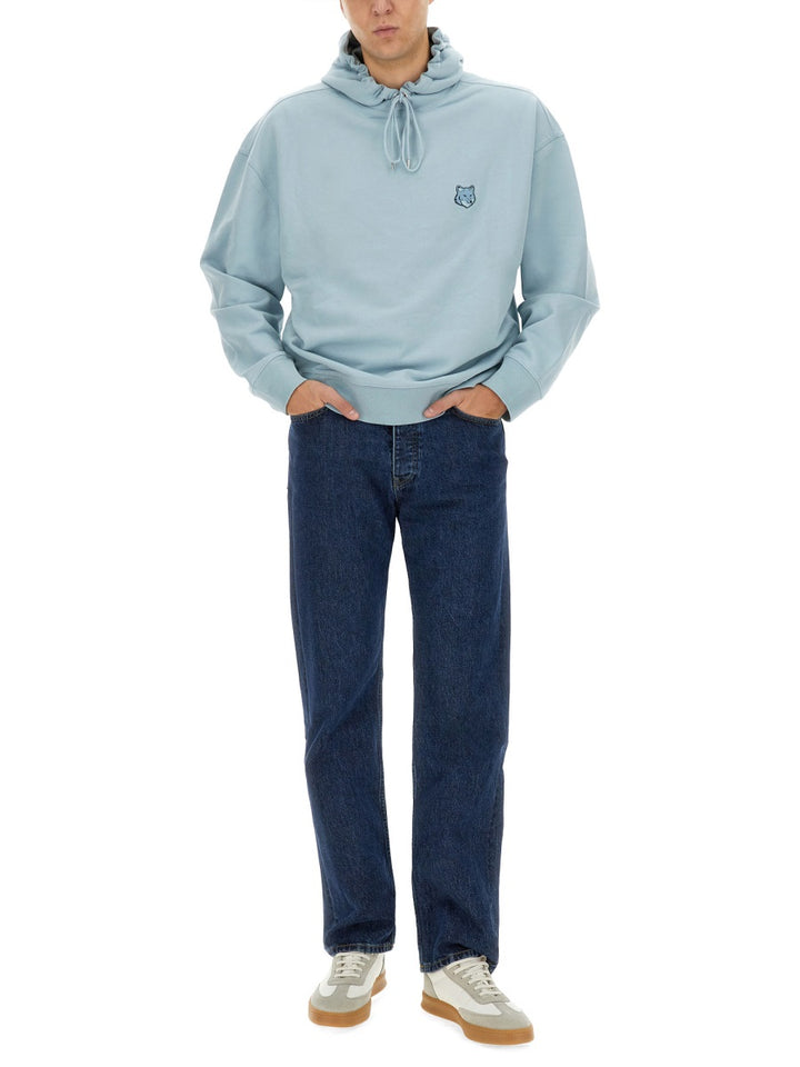 Maison Kitsuné Felpe - Bianco, Azzurro | Wanan Luxury