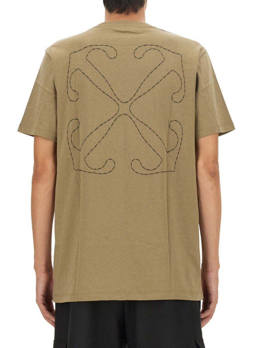 Off-White T shirt - Beige | Wanan Luxury