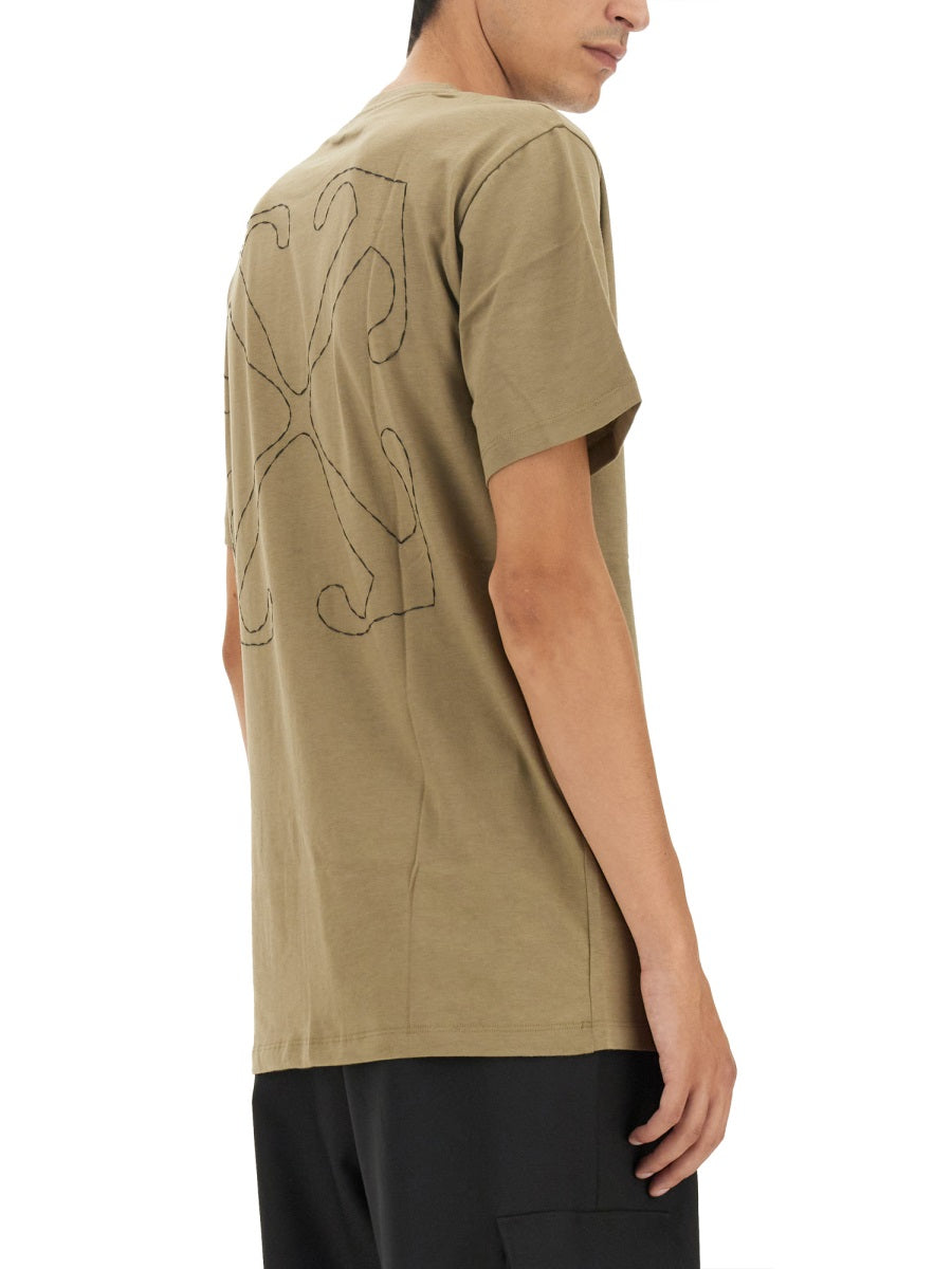 Off-White T shirt - Beige | Wanan Luxury