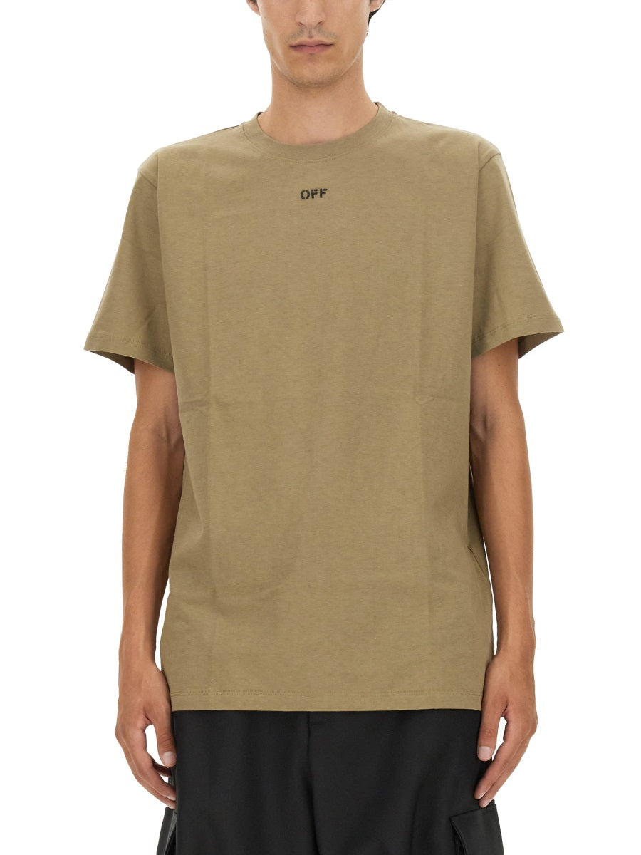 Off-White T shirt - Beige | Wanan Luxury