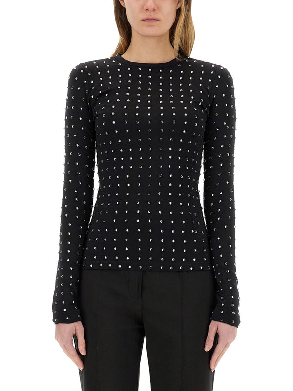 "Negus" Top With Crystals