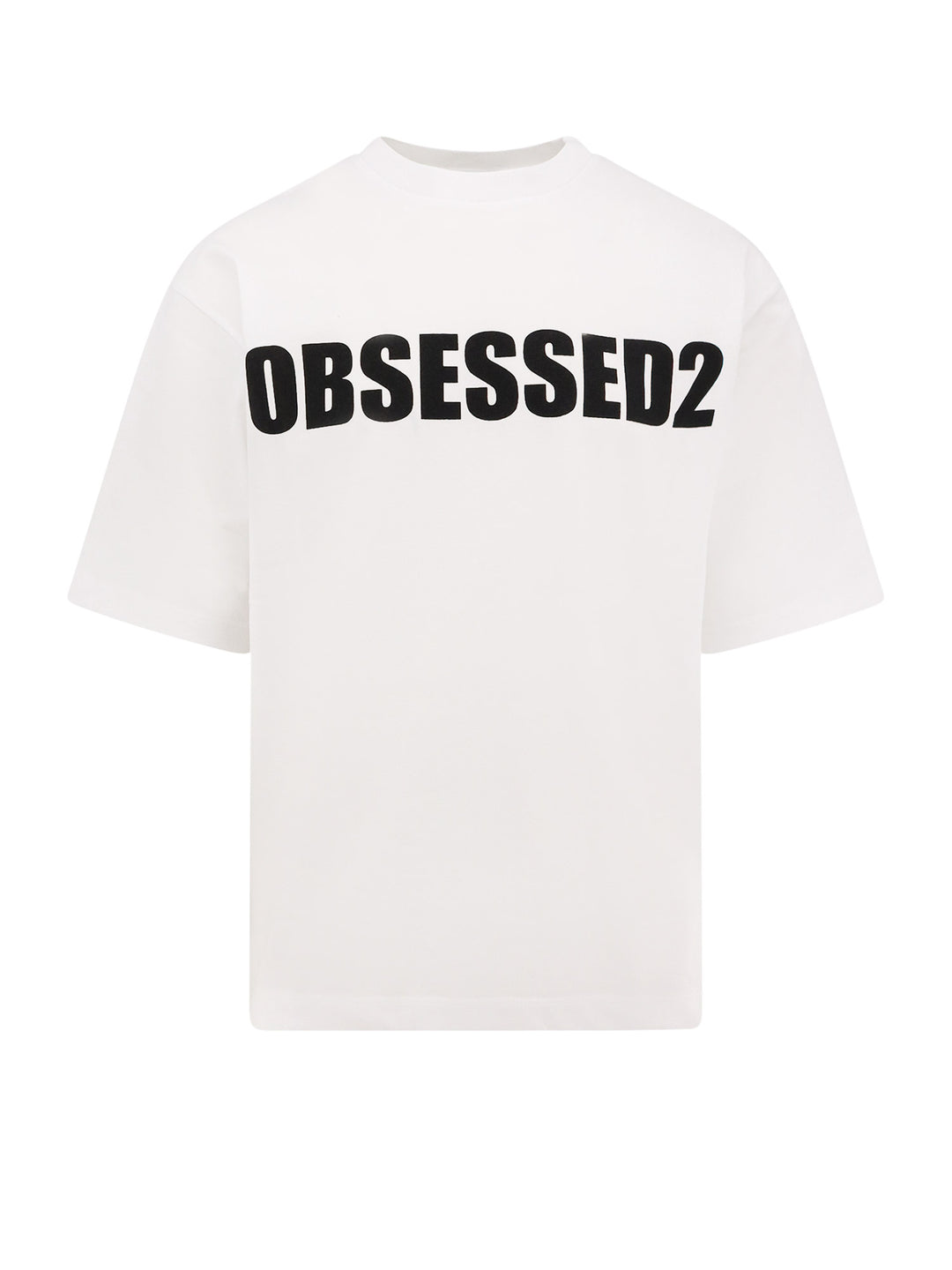 Dsquared2 T-shirts and Polos - White + Black Print | 1b7584247380373922b15ee5ed01cd3b3ad3e84d