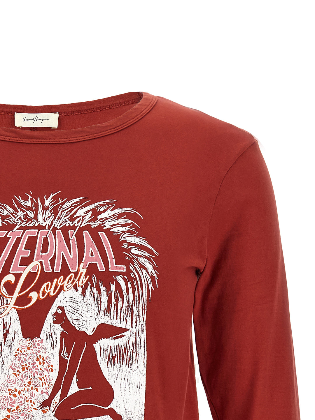 Second/Layer Eternal Lover T shirt - Rosso | 407cf5e7ba19f6352eaf041fdc75d2edfc9ff261