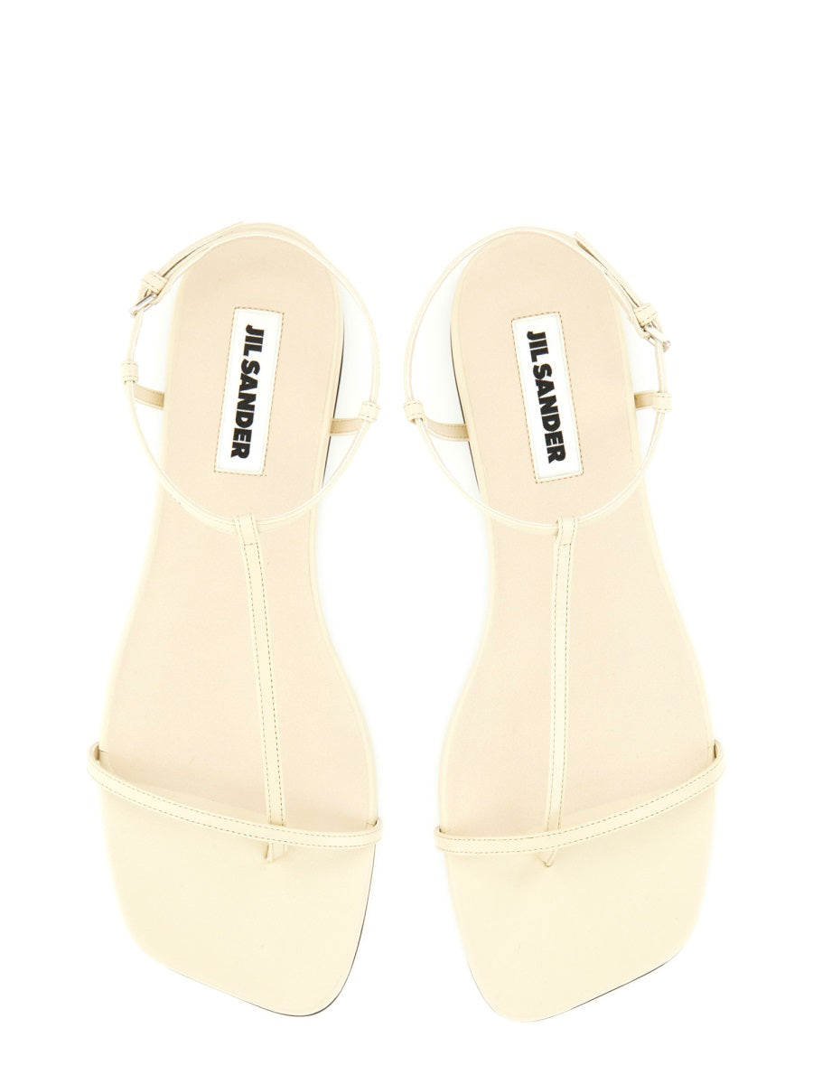 Jil Sander Sandali - Bianco | Wanan Luxury