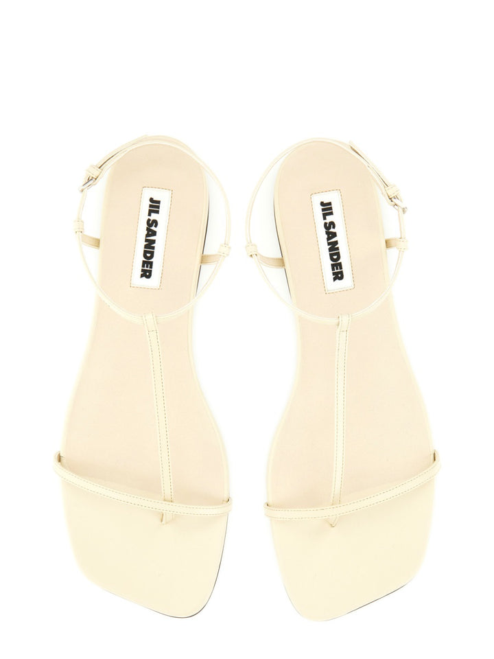 Jil Sander Sandali - Bianco | Wanan Luxury