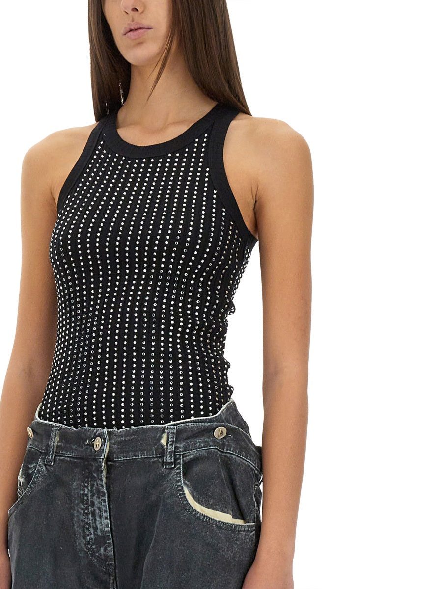 The Attico Top - Nero | Wanan Luxury