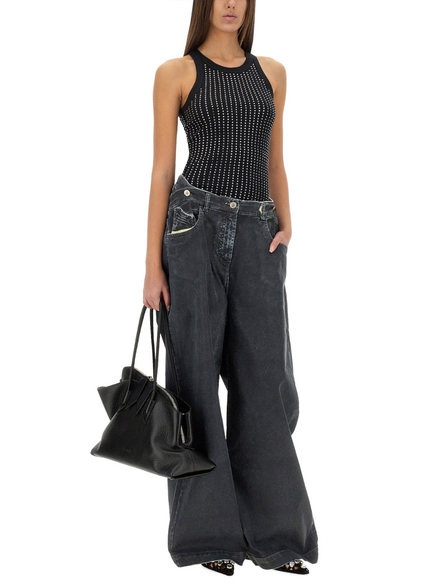 The Attico Top - Nero | Wanan Luxury