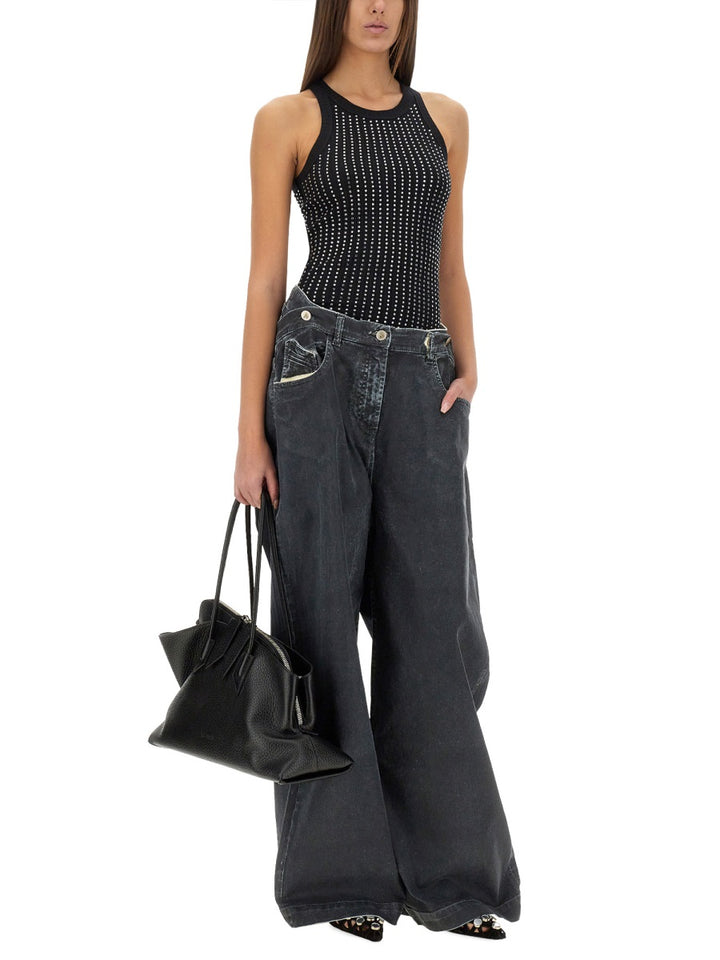 The Attico Top - Nero | Wanan Luxury