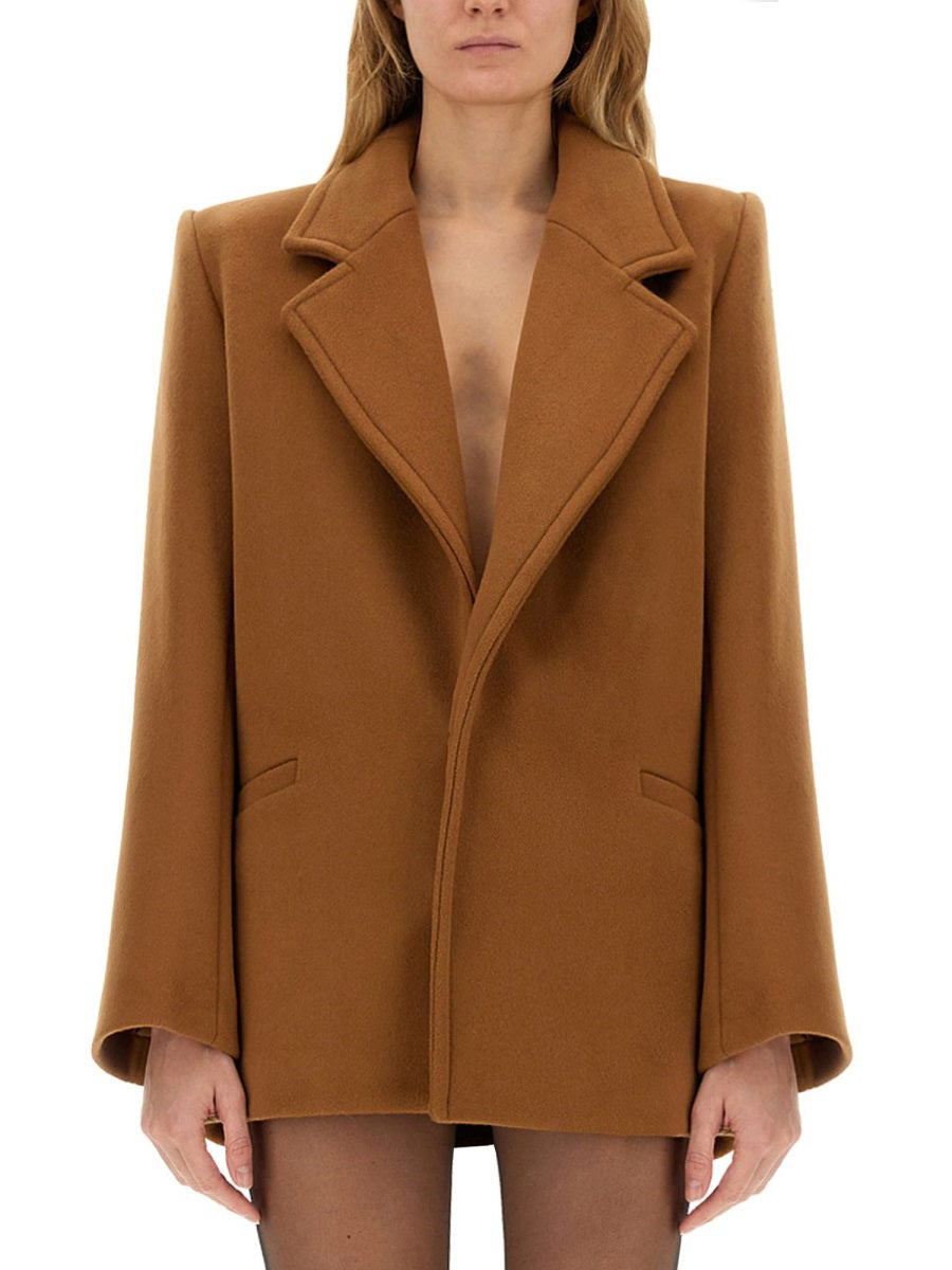 Saint Laurent Trench e Impermeabili - Beige | 2fa2da5ed871591f3e67424a151292fef5806700