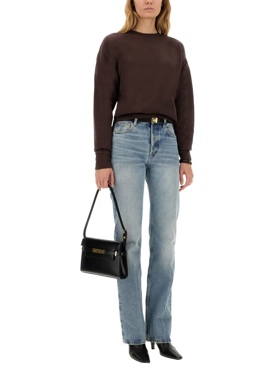 Saint Laurent Felpe - Marrone | Wanan Luxury