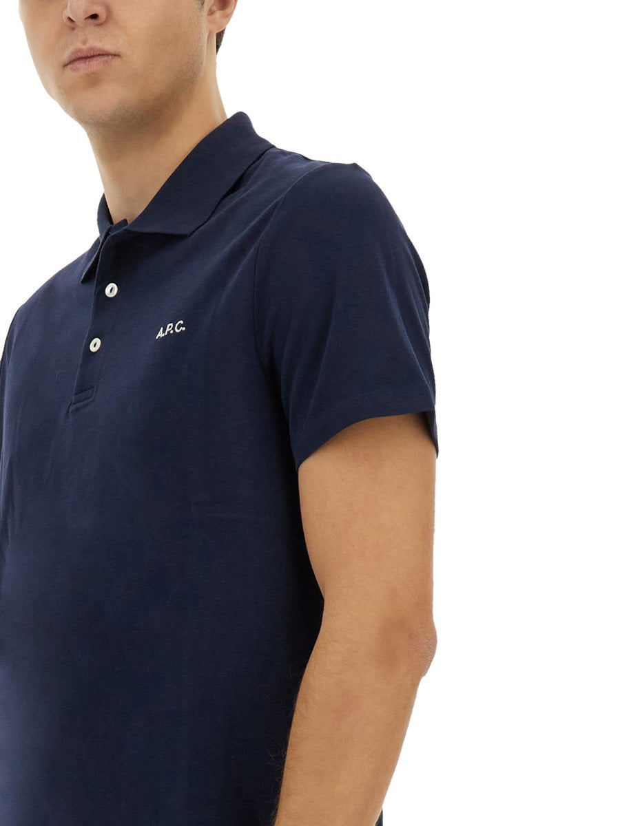 A.P.C. Polo - Blu | Wanan Luxury