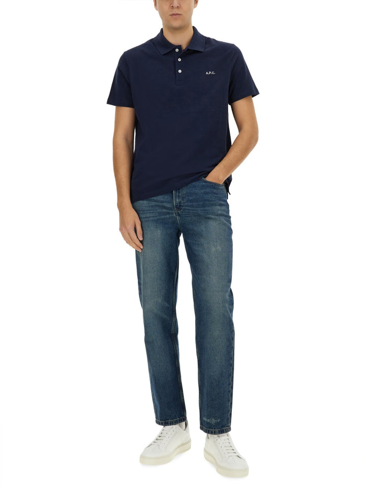 A.P.C. Polo - Blu | Wanan Luxury