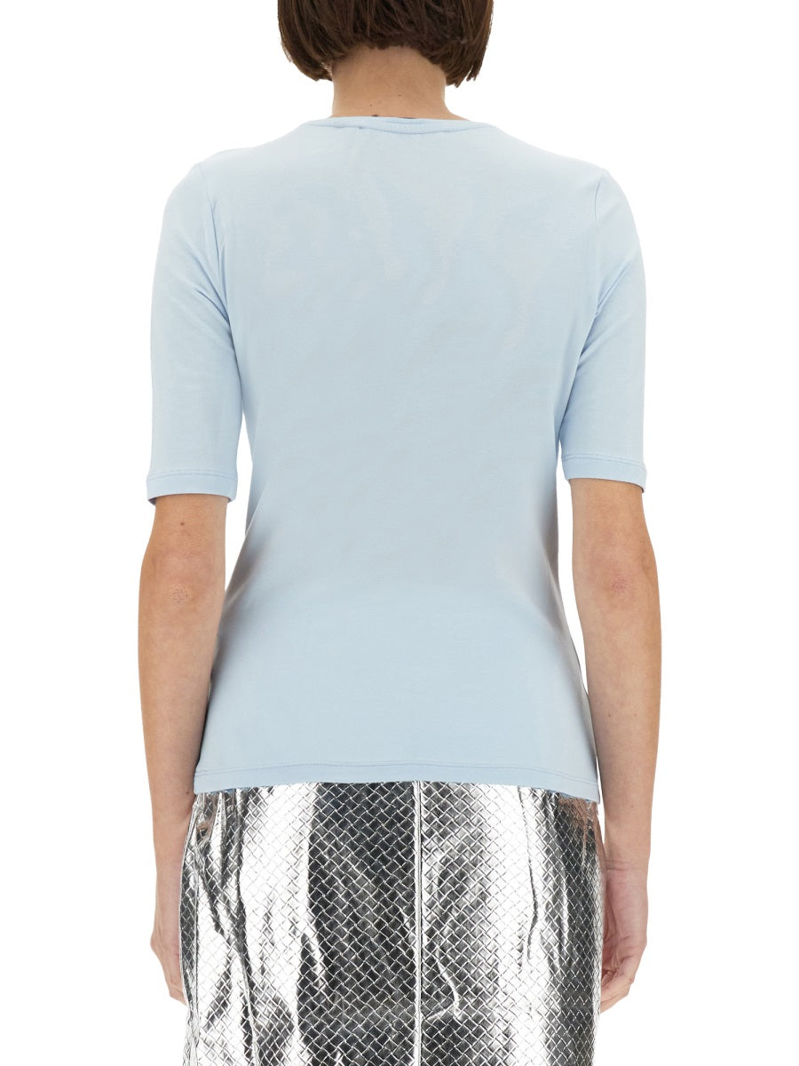 Rotate Birger Christensen T shirt - Bianco, Azzurro | Wanan Luxury