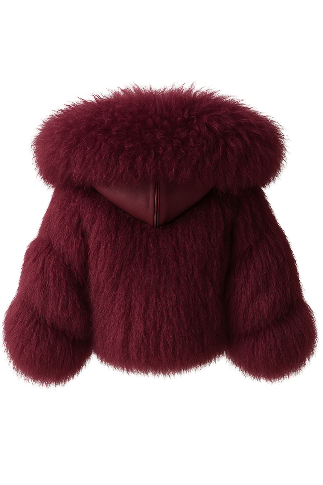 Cappotto Arianna borgogna in mongolia