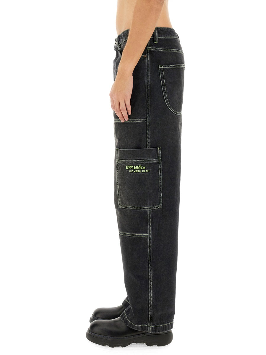 Off-White Jeans - Nero | Wanan Luxury