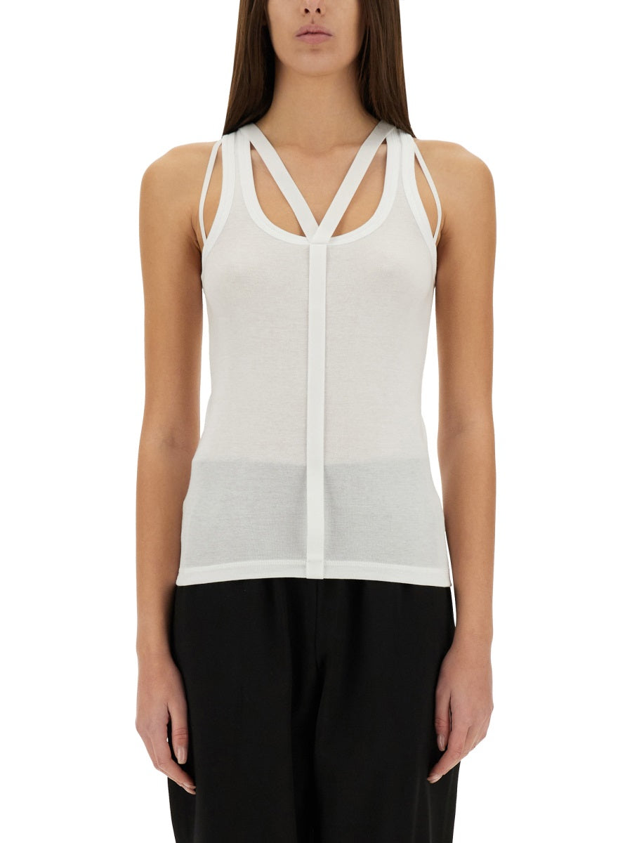 Helmut Lang Top - Bianco | Wanan Luxury