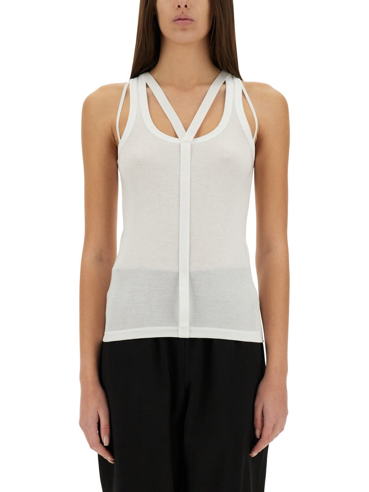 Helmut Lang Top - Bianco | Wanan Luxury