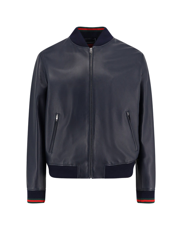 Gucci Jackets - BLU NAVY/V-ROSSO-V | 95ce348eadd400a1cade8a5c78f16d476dcdf09d