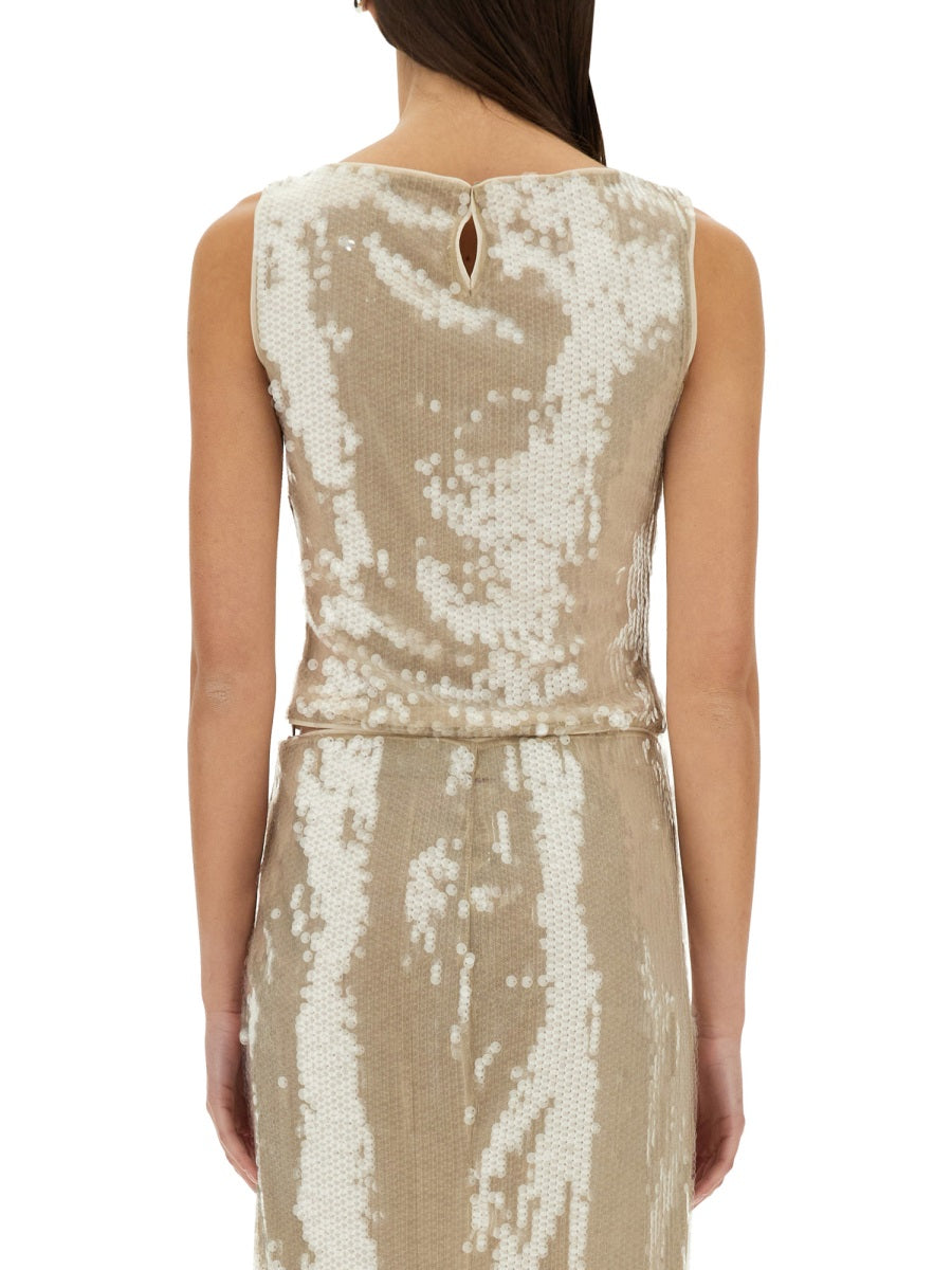 Staud Top - Beige | Wanan Luxury