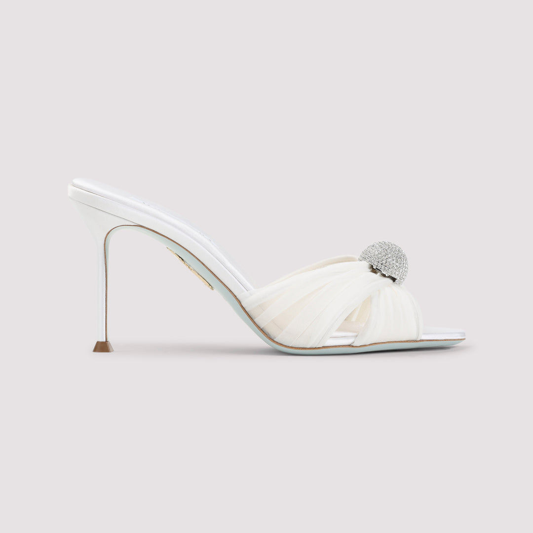 Aquazzura Mules - Bianco | b3338400e048e84defe88dbf74e281f574dd472c