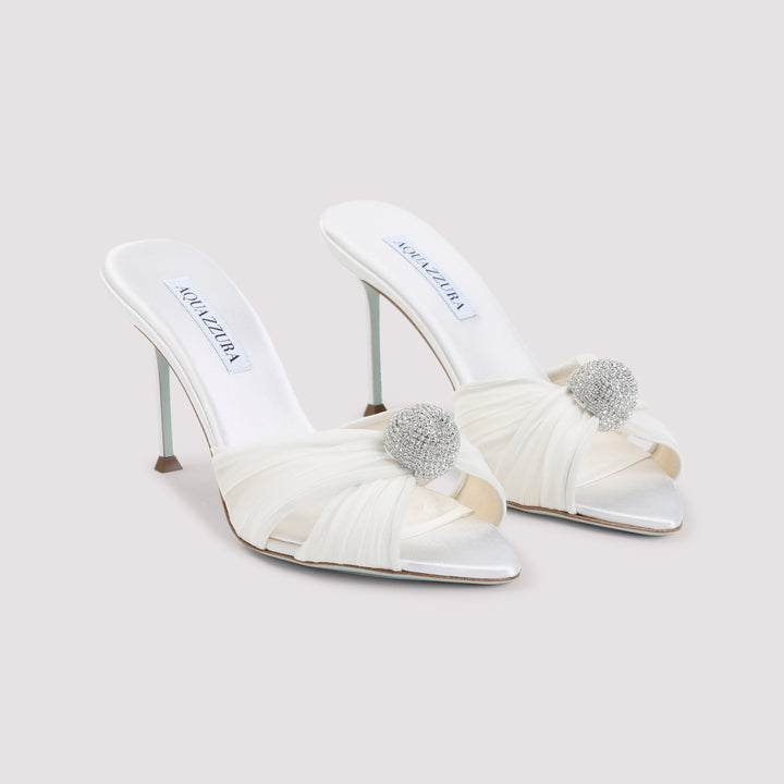 Aquazzura Mules - Bianco | f93d0d0e43ddd33c30ecd642d2a9d425d1c02ab6