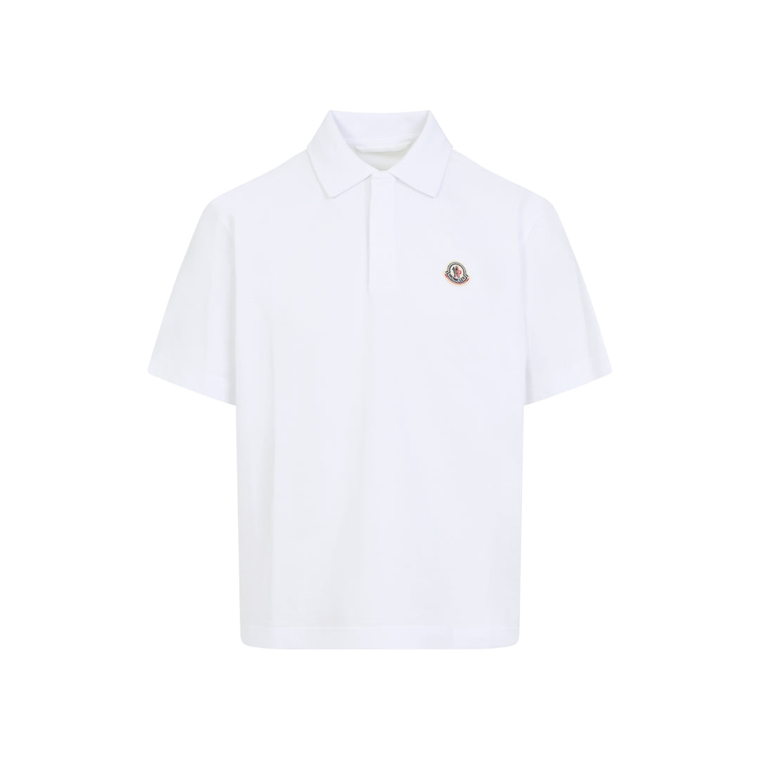 Moncler Polo - Bianco | e84efe97ce6176932a76d0058d2df31a3992edb4