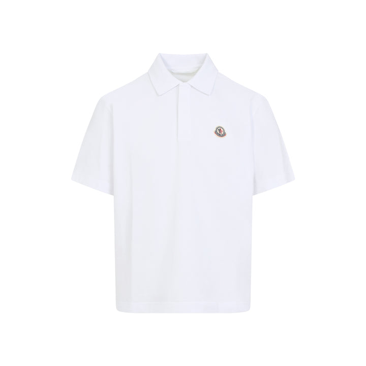 Moncler Polo - Bianco | e84efe97ce6176932a76d0058d2df31a3992edb4