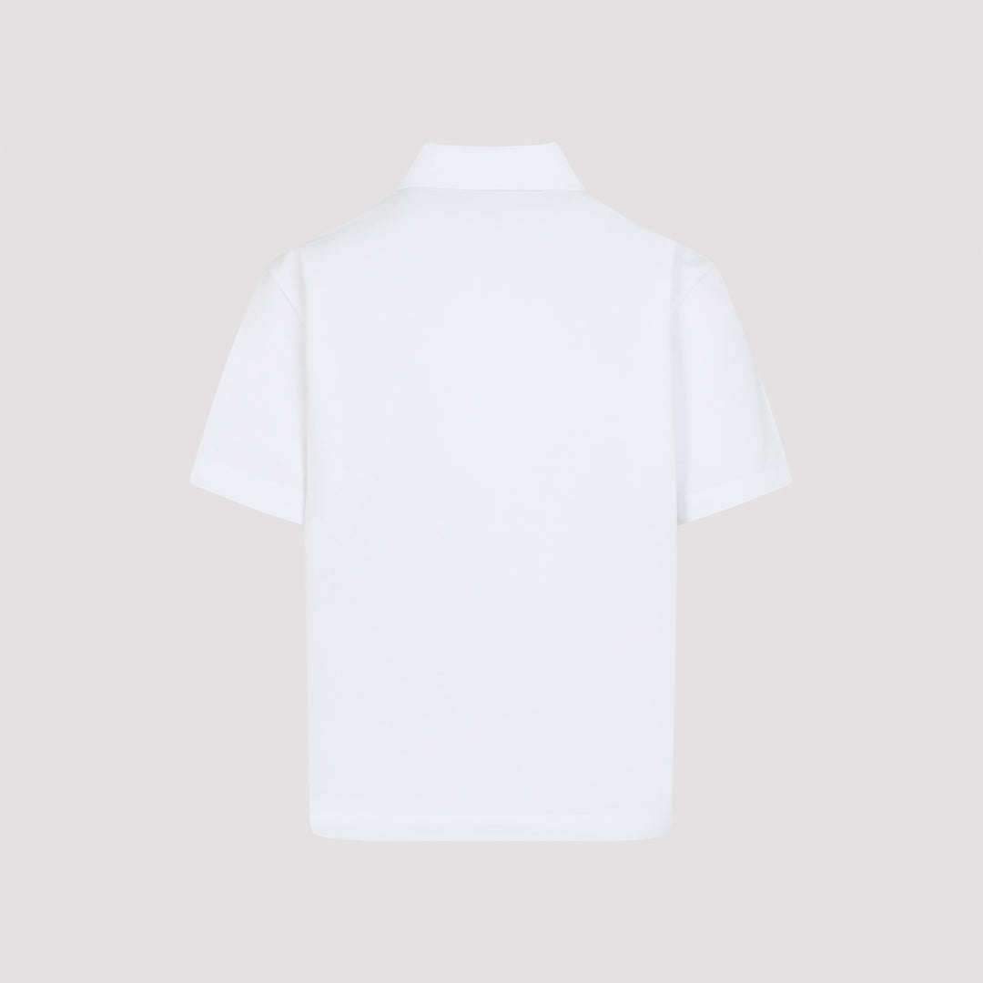 Moncler Polo - Bianco | 5e669baae3acdb7ed37fca3e02b06fef9648d1ac