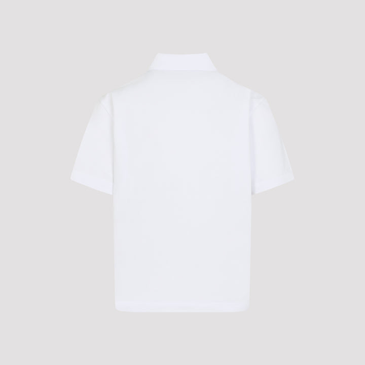 Moncler Polo - Bianco | 5e669baae3acdb7ed37fca3e02b06fef9648d1ac