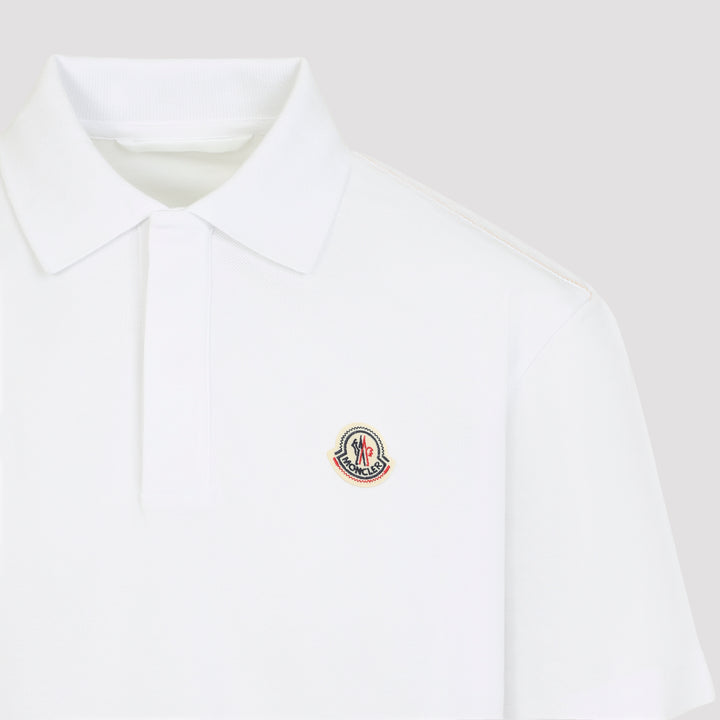 Moncler Polo - Bianco | 9666e454f271b8babe8acd59de8440911f17cd77