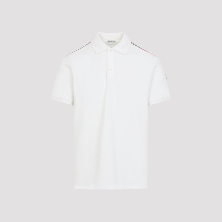 Moncler Polo - Bianco | d4c7fd78047d2af7dcf7ec4b4d20a301604b35e2