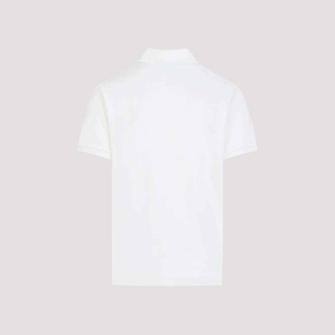 Moncler Polo - Bianco | 1b655a54039a7739a6b157bb01a55bbf49b14388
