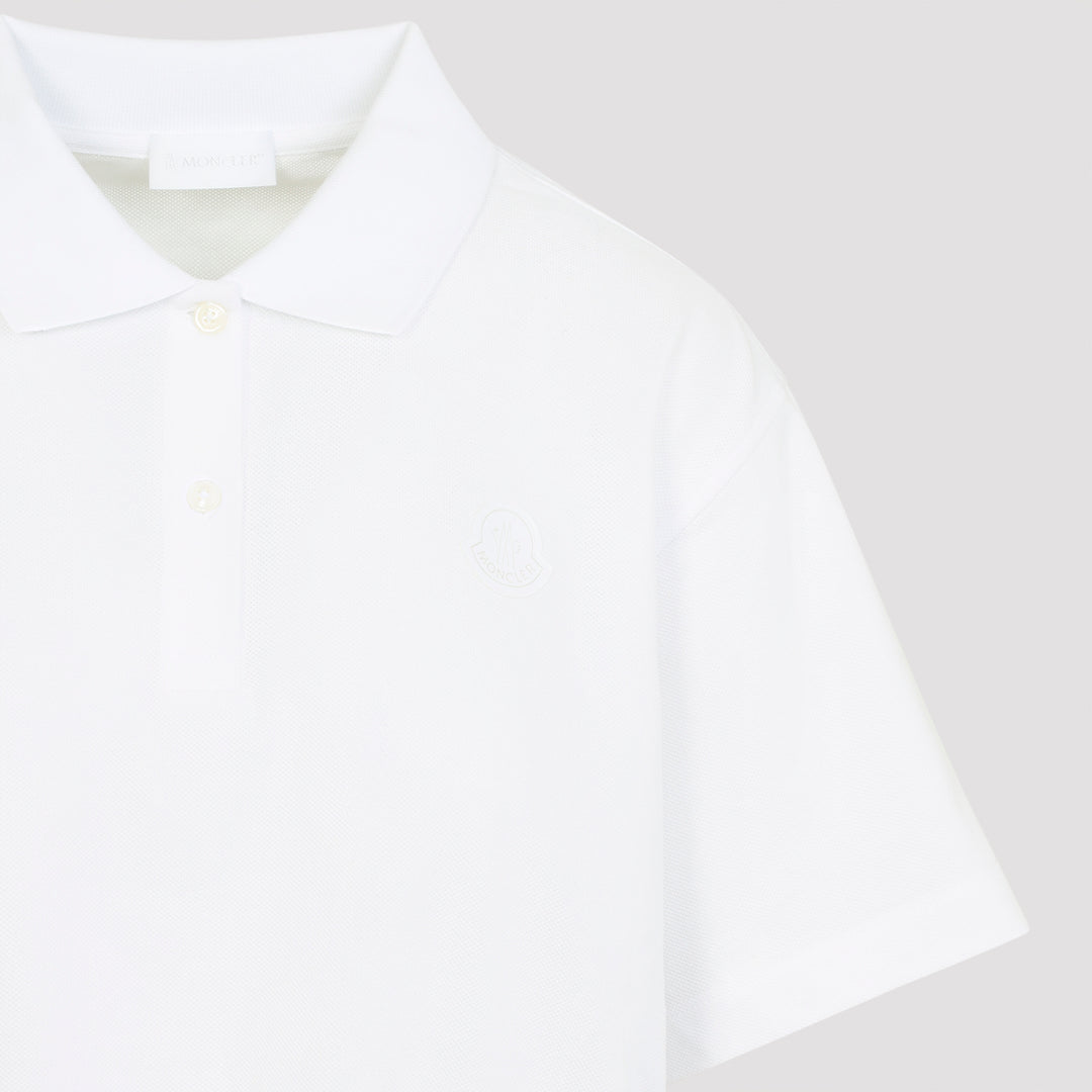 Moncler Polo - Bianco | 81d30b4ac2fe2f72b6a05a79698afeb9b6daf86f