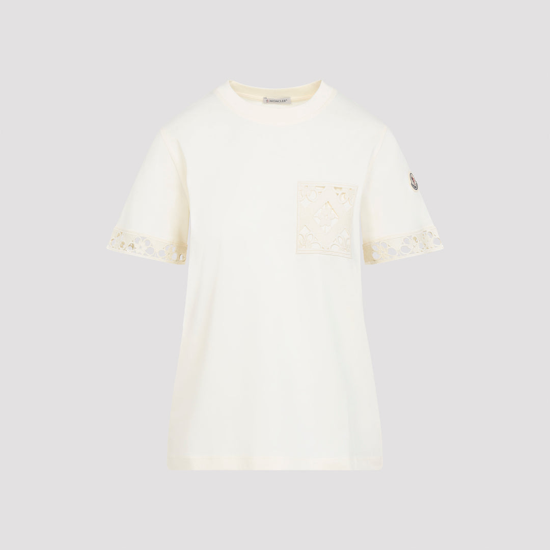 Moncler T-shirts - Nude & Neutrals | 039e2dd76a7d850172dc59c82bdacbbc72ad9ca5